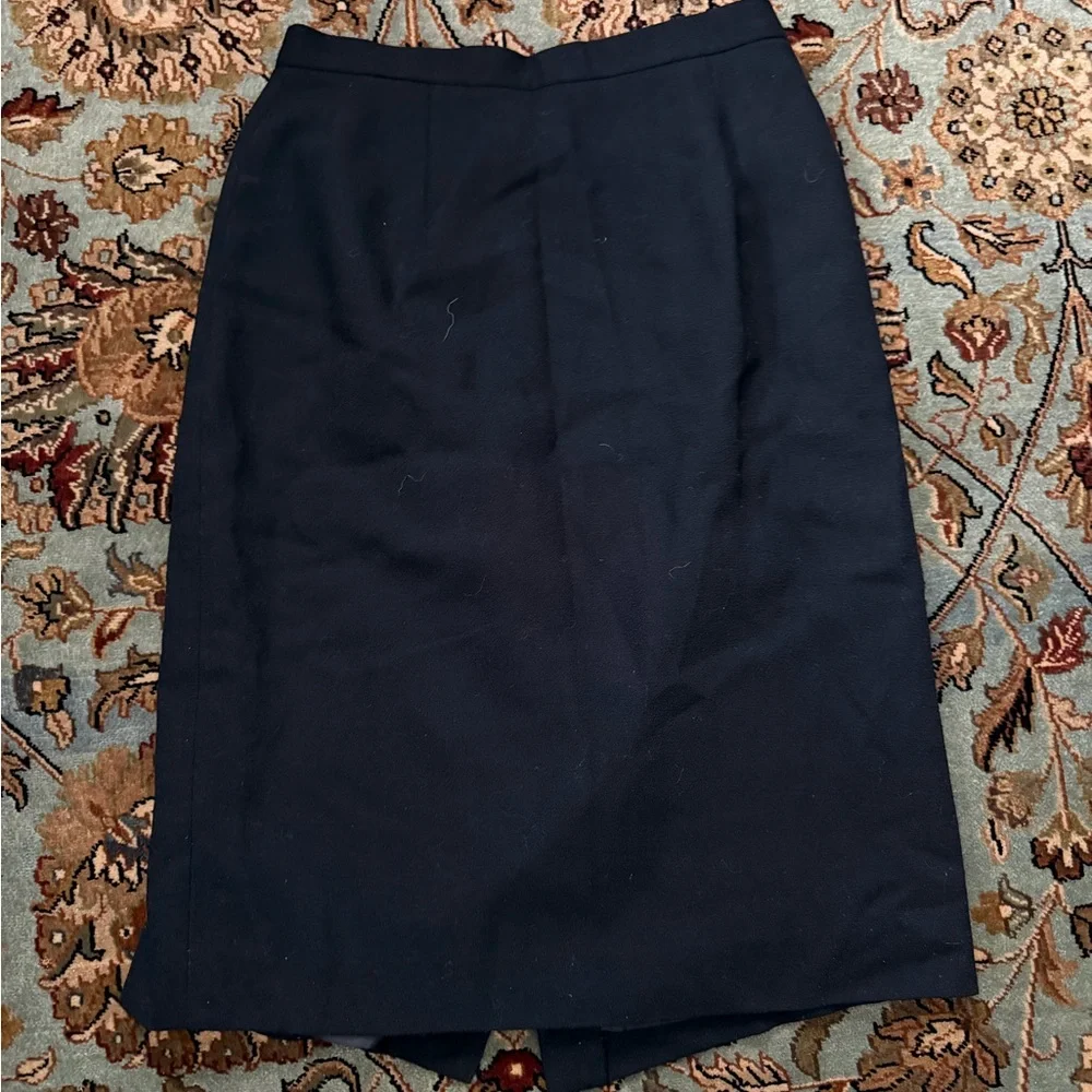 Vintage 90s Christian Dior Wool Skirt Suit Set